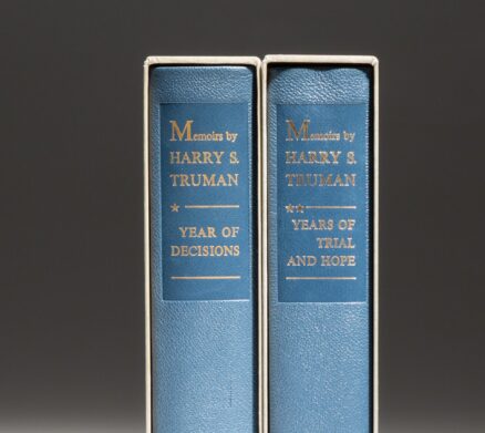 Limited edition of the Memoirs of Harry Truman, for the personal use of former President Truman.