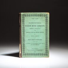 First edition of The Life of Major-General William Henry Harrison, published in 1840.