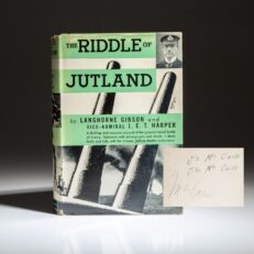 From the personal collection of Admiral John S. McCain, Jr., first edition of The Riddle of Jutland by Langhorne Gibson.