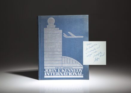 Inscribed to President Richard Nixon, first edition of Great Airports: John F. Kennedy International by Geoffrey Arend.