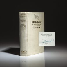 Limited edition of Britain's Life-Boats: The Story of a Century of Heroic Service by Major A.J. Dawson, signed by Edward VIII.