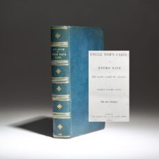 Third English edition of Uncle Tom's Cabin by Harriet Beecher Stowe, published by C.H. Clarke and Co. in 1852, with forty illustrations.