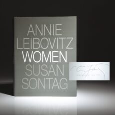 Signed first edition of Women by Annie Leibovitz with an opening essay by Susan Sontag.