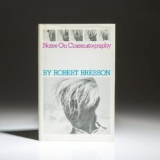 First edition of Notes on Cinematography by Robert Bresson, translated to English by Jonathan Griffin.