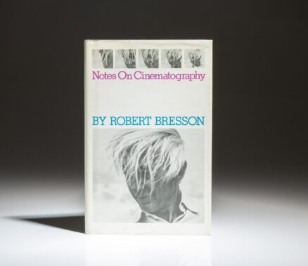 First edition of Notes on Cinematography by Robert Bresson, translated to English by Jonathan Griffin.