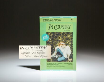 Signed advance reading copy of In Country by Bobbie Ann Mason.