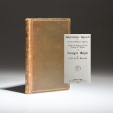Impromptu Speech of Governor Richard Oglesby by Judge Marcus Kavanagh, published by the Lakeside Press in 1905.