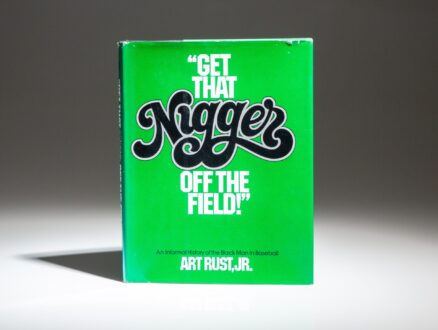 From the library of Bob Feller, first printing of "Get That Nigger Off The Field!" by Art Rust, Jr. Bob Feller is featured in the book.