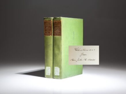 First edition of Reminiscences of Sixty Years in Public Affairs by George S. Boutwell.