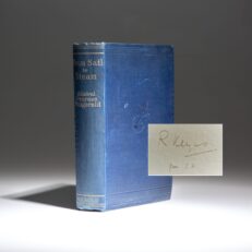 First edition of From Sail to Steam by Admiral C.C. Penrose Fitzgerald, signed by Admiral Roger Keyes.