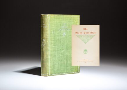 First American edition of The Green Carnation, anonymously published by Robert Hichens.