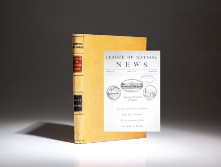 A set of Official Bulletins of the League of Nations, running from January 1929 until the publication's final release in March-April 1931.