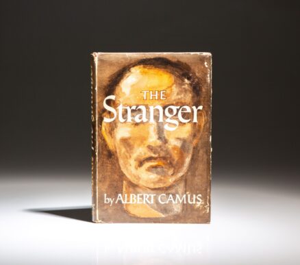 Third printing of The Stranger by Albert Camus, in the publisher's dust jacket.