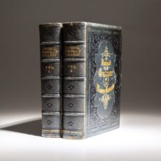 First edition of National Portrait Gallery of Eminent Americans by Evert A. Duyckinck, complete with 153 engraved portraits.