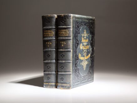 First edition of National Portrait Gallery of Eminent Americans by Evert A. Duyckinck, complete with 153 engraved portraits.