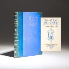 First edition of Good-bye Mr. Chips by James Hilton.