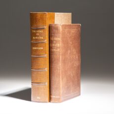 First edition of Song of Hiawatha by Henry Wadsworth Longfellow.