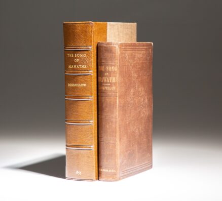 First edition of Song of Hiawatha by Henry Wadsworth Longfellow.