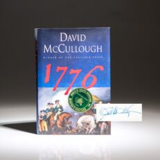 Signed first edition, first printing of 1776 by David McCullough.