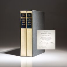 Signed limited edition of The World in the Air by Francis Trevelyan Miller, known as the Pioneers Edition.