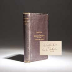 Inscribed by General Joseph Wheeler to Colonel C.W. Heiskell, the first edition of Speeches of Honorable Joseph Wheeler of Alabama.