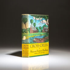 First edition, first printing of Cross Creek by Marjorie Kinnan Rawlings, in the publisher's first state dust jacket.