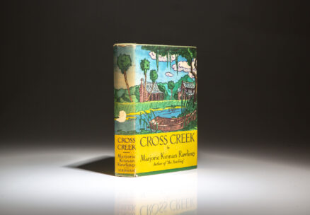 First edition, first printing of Cross Creek by Marjorie Kinnan Rawlings, in the publisher's first state dust jacket.