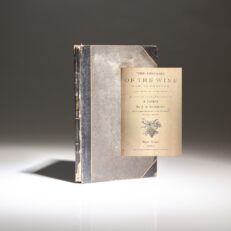 First edition of The Diseases of the Wine by J.A. Schmidt, published in 1868.