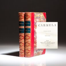 The second edition of Carmela by Princess Olga Cantacuzène, published in Paris in 1875.