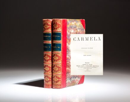 The second edition of Carmela by Princess Olga Cantacuzène, published in Paris in 1875.