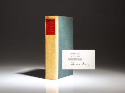 Signed limited edition of The Story of My Life by Clarence Darrow.