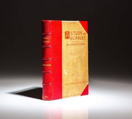 Early edition of A Study in Scarlet by Arthur Conan Doyle.