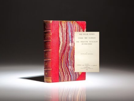 The first Combined Edition of Wee Willie Winkle and Other Stories by Rudyard Kipling, bound by Charles Mudie of London.