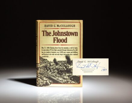 First edition, first printing of The Johnstown Flood, signed by David McCullough.