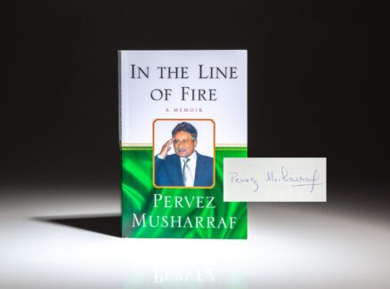 First edition, first printing of In The Line Of Fire: A Memoir by the President of Pakistan, Pervez Musharraf.