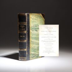 First edition of Voyages of the United States Frigate Potomac by Jeremiah N. Reynolds.