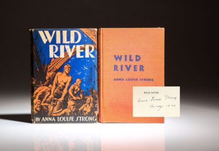 First edition of Wild River, signed by Anna Louise Strong.