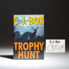 Signed first edition of Trophy Hunt by C.J. Box.