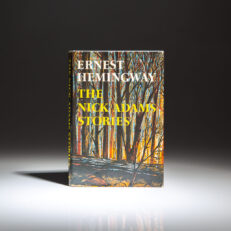 First edition of The Nick Adams Stories by Ernest Hemingway.