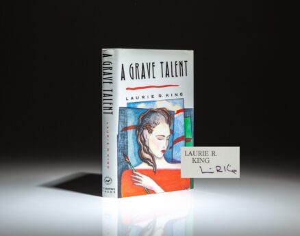 Signed first edition, first issue of A Grave Talent by Laurie R. King.