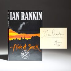 Signed first edition of Hide & Seek by Ian Rankin.