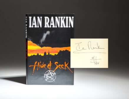 Signed first edition of Hide & Seek by Ian Rankin.