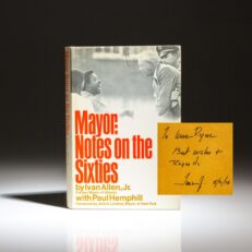 Signed first edition of Mayor: Notes on the Sixties by Ivan Allen Jr.