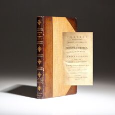 The Second Edition of Travels Through The Middle Settlements In North-America. In the Years 1759 and 1760 by Rev. Andrew Burnaby, published in London in 1775.