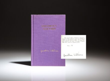 Signed limited edition of Solomon's Vineyard by Jonathan Latimer.