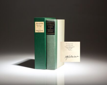 The Author's Autographed Edition of Crowded Years: The Reminiscences of William G. McAdoo.