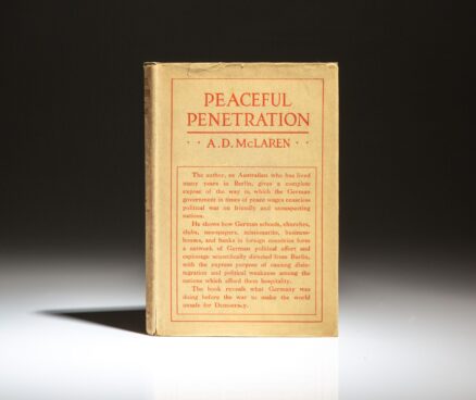 First American Edition of Peaceful Penetration by A.D. McLaren.