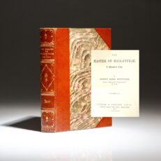 First edition of The Master of Ballantrae by Robert Louis Stevenson, published in London in 1889.