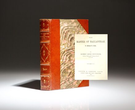 First edition of The Master of Ballantrae by Robert Louis Stevenson, published in London in 1889.