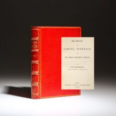 First edition of The History of Samuel Titmarsh and The Great Hoggarty Diamond by W.M. Thackeray.